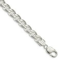 thumbnail image 1 of White Sterling Silver chain Anchor Men's 9 in 8.9 mm, 1 of 1