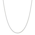 thumbnail image 1 of White Sterling Silver chain Box 22 in 1.1 mm 1.10mm, 1 of 5