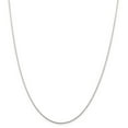 thumbnail image 1 of White Sterling Silver chain Cable 16 in 1 mm 1mm, 1 of 5