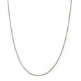 thumbnail image 1 of White Sterling Silver chain Curb Pendant 18 in 1.5 mm, 1 of 5