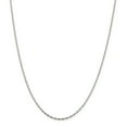 thumbnail image 1 of White Sterling Silver chain Herringbone 24 in 1.65 mm, 1 of 5