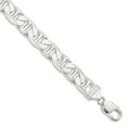 thumbnail image 1 of White Sterling Silver chain Men's Anchor 9 in 11.5 mm, 1 of 2