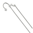 thumbnail image 1 of White Sterling Silver chain Spiga (Wheat) Diamond-cut 22 in 1.5 mm, 1 of 2