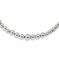 thumbnail image 1 of White Sterling Silver necklace Box Beaded Beads 28 in 1 mm, 1 of 1