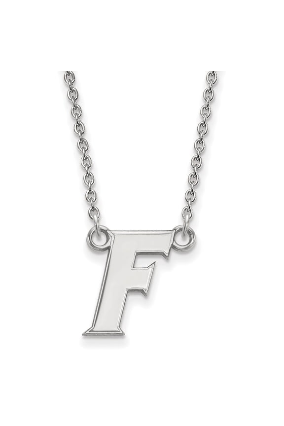 White Sterling Silver necklace Cable Florida NCAA University of 18 in 24 mm 1.25