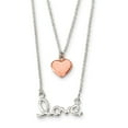 thumbnail image 1 of White Sterling Silver necklace Cable Themed 18 in 1.32 mm, 1 of 1