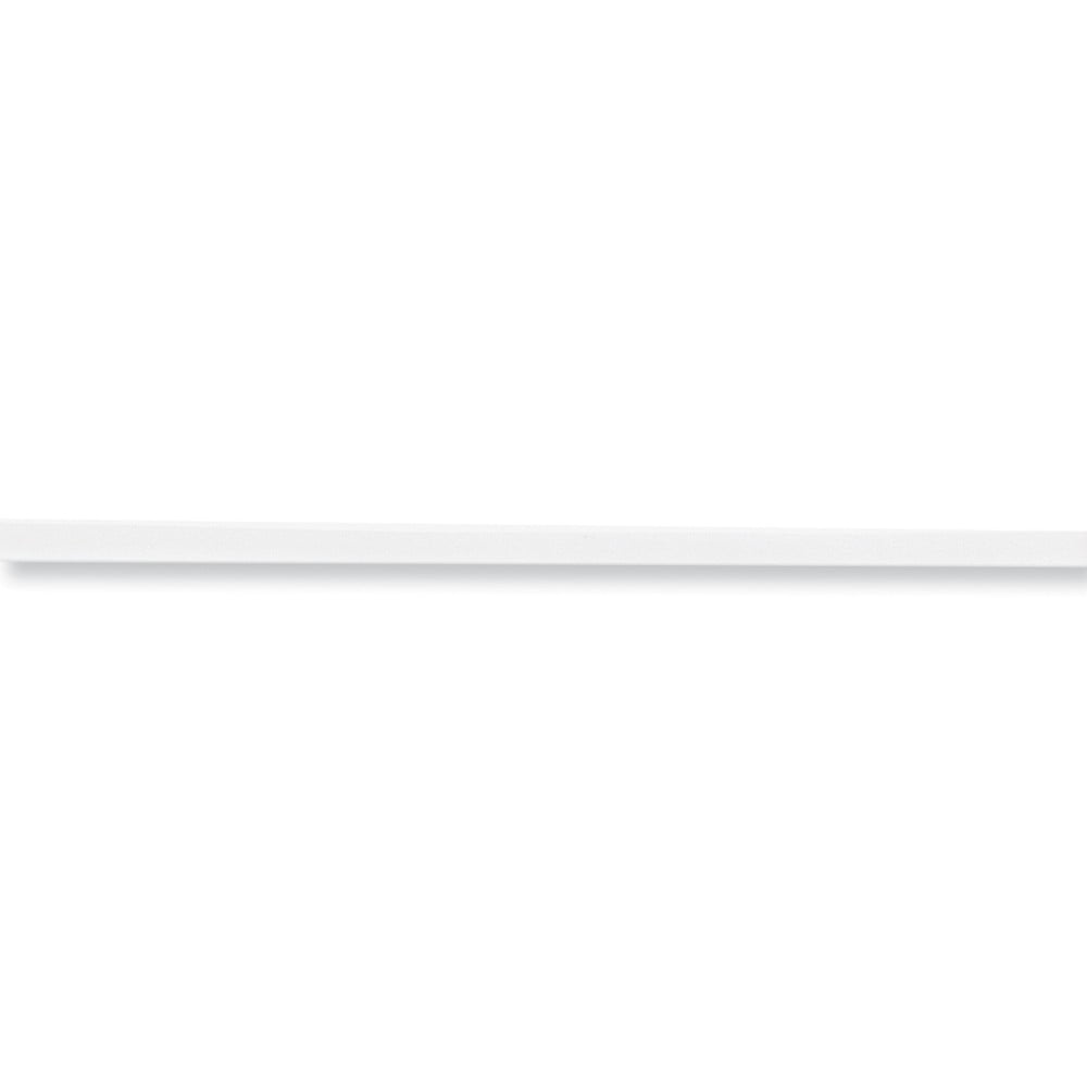 White Sterling Silver necklace Cord & Leather 16 in 3 mm
