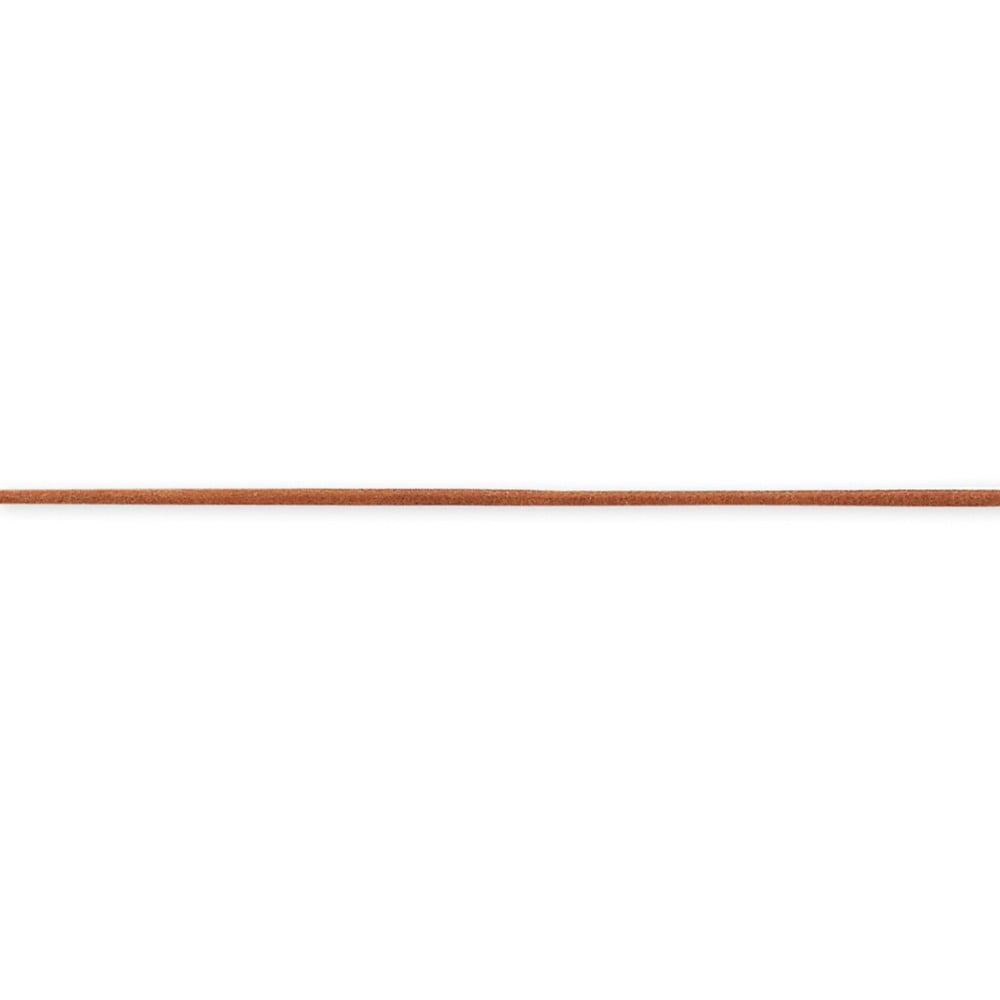 White Sterling Silver necklace Cord & Leather 18 in 1.5 mm