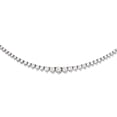 thumbnail image 1 of White Sterling Silver necklace Fancy Cubic Zirconia CZ Round Clear 17 in 6 mm, 1 of 1
