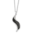 thumbnail image 1 of White Sterling Silver necklace Gemstone Cubic Zirconia CZ Clear 18 in, 1 of 2