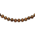 thumbnail image 1 of White Sterling Silver necklace Pearl Freshwater Brown 24 in, 1 of 2