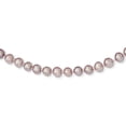 thumbnail image 1 of White Sterling Silver necklace Pearl Freshwater Purple 16 in 5 mm, 1 of 3