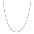 thumbnail image 1 of White Sterling Silver necklace Rolo chain 18 in 1.6 mm, 1 of 5