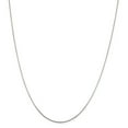 thumbnail image 1 of White Sterling Silver necklace Snake chain Round 20 in 0.7 mm, 1 of 5