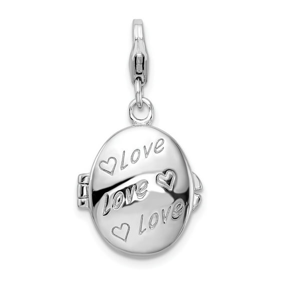 White Sterling Silver necklace Themed Pink 27 mm 15