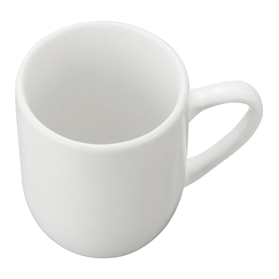 White Stoneware 12 - Ounces Mug