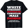 thumbnail image 1 of White, Straight, Republican, Christian, Male, Patriot T-Shirt, 1 of 5