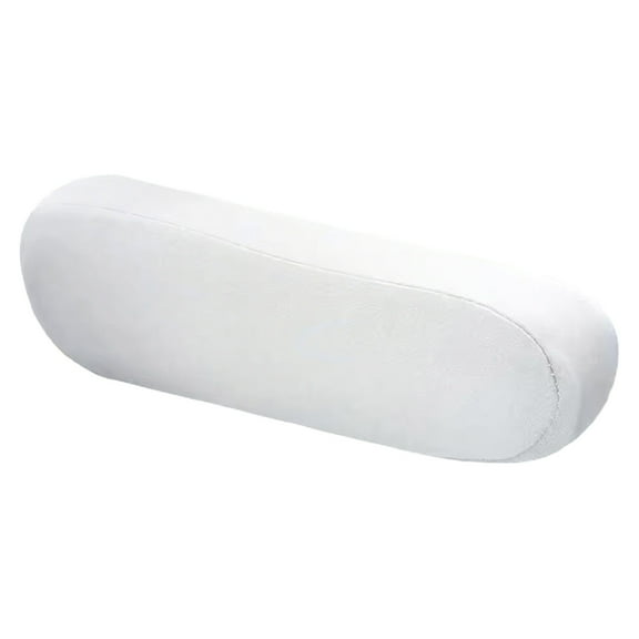 White Stretch Fabric Armrest Cover For Cars And Trucks Universal Design For Comfort