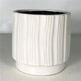 thumbnail image 1 of White Striped Planter, 1 of 1