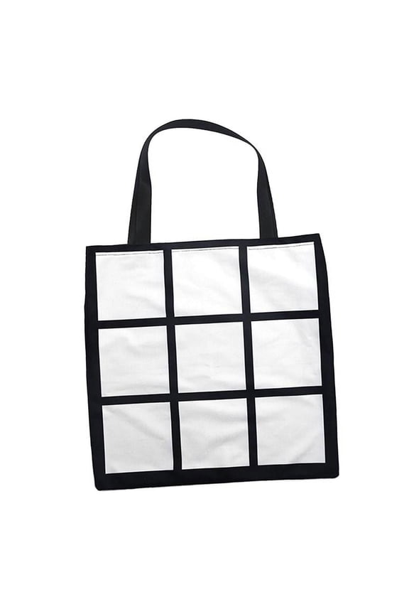 White Sublimation Blank Shopping Bag Heat Press Custom Personalized Tote Bag