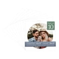 thumbnail image 1 of White Suede Picture Frame Mat for 32x32 Frames - Circle Opening for 28x28 Photos - 10 Mats, 1 of 7