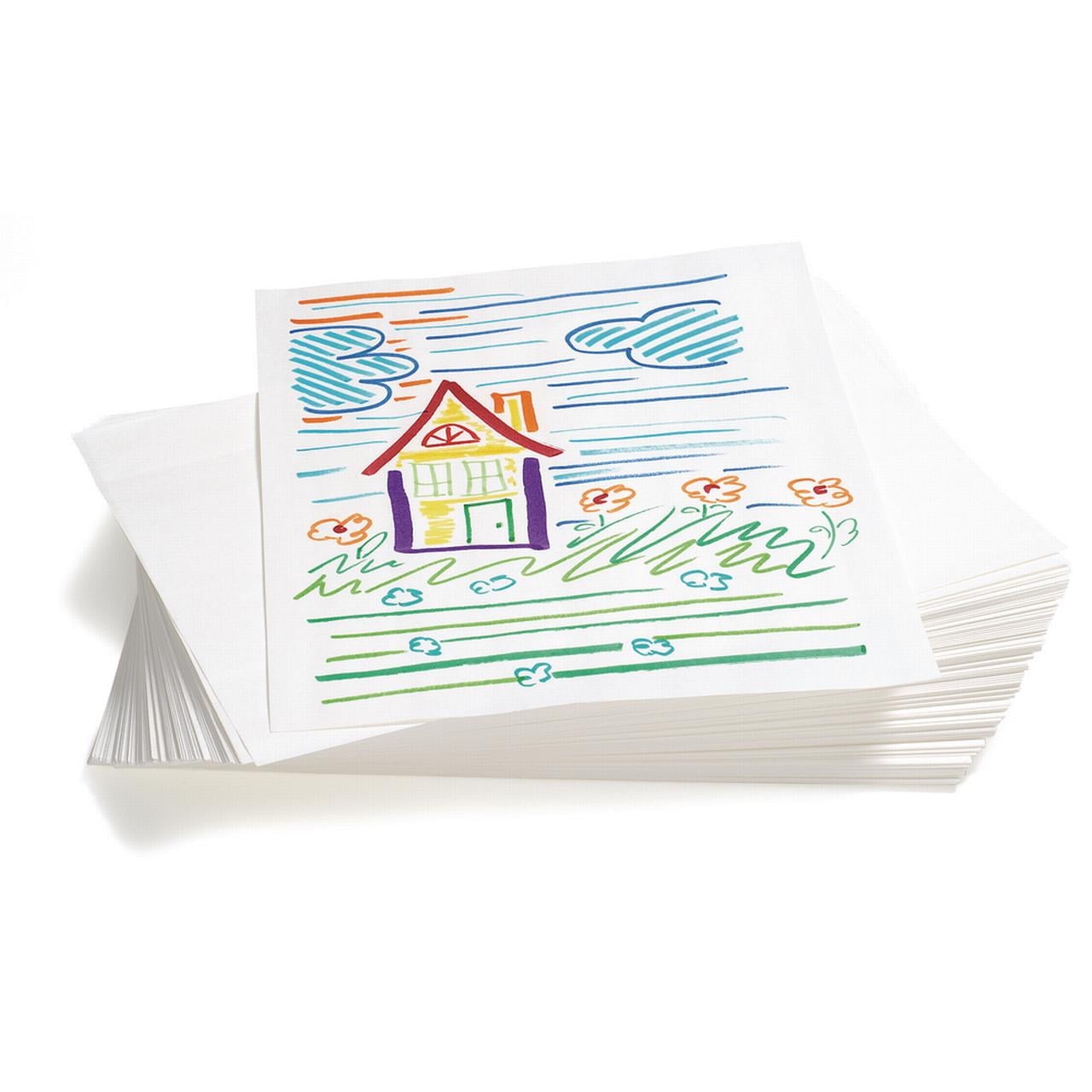 White Sulphite Paper - 9" x 12", 50 lb. (Item # 9SU)