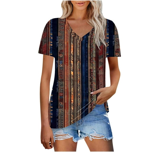 White Summer Tops for Teens Elegant Blouses for Women Wedding Guest Work Out Shirts Gym Loose Graphic Graphic Tees Vintage Women Clothing Tops My Orders