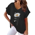 thumbnail image 1 of Young adult fashion White Summer Tops for Women Dressy Lace White Blouses for Women Womens Loose Fitting T Shirts Athletic Tops Women Cropped Generic Blouses for Women Orders, 1 of 6