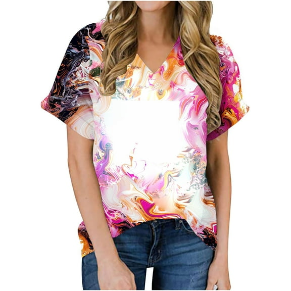 White Summer Tops for Women Dressy Work Out Shirts Gym Loose Graphic Plus Size Golf Shirts for Women