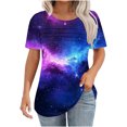 thumbnail image 1 of White Summer Tops for Women Short Sleeve Tshirts Shirts Graphic Vintage Summer Graphic Tees for Women 2025, 1 of 7