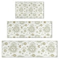 thumbnail image 1 of White Sun Moon Cloud Star Pattern Kitchen Rugs Sets Of 3,Kitchen Runner Rugs Non Skid Washable,Decorative Kitchen Floor Mats for Kitchen,Sink,Laundry,17"x30"+ 17"x47" + 17"x59", 1 of 6