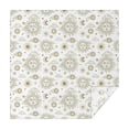 thumbnail image 1 of White Sun Moon Cloud Star Pattern Square Tablecloth,Waterproof Square Table Cover,Wipeable Spillproof Washable Table Cover for Home Kitchen Party Decor 52"x52"(132x132cm), 1 of 6