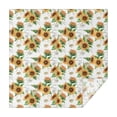 thumbnail image 1 of White Sunflower Bouquet Pattern Square Tablecloth,Waterproof Square Table Cover,Wipeable Spillproof Washable Table Cover for Home Kitchen Party Decor 42"X42"(107x107cm), 1 of 6