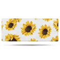 thumbnail image 1 of White Sunflower Pattern Bathroom Rugs Mat,Non Slip Microfiber Bathroom Rug,Rubber Backing,Soft Bathroom Mats for Bathroom Floor,Tub and Shower,60x24in(150x60cm), 1 of 5