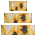thumbnail image 1 of White Sunflower Pattern Kitchen Rugs Sets Of 3,Kitchen Runner Rugs Non Skid Washable,Decorative Kitchen Floor Mats for Kitchen,Sink,Laundry,17"x30"+ 17"x47" + 17"x59", 1 of 6