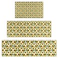 thumbnail image 1 of White Sunflower Pattern Kitchen Rugs Sets Of 3,Kitchen Runner Rugs Non Skid Washable,Decorative Kitchen Floor Mats for Kitchen,Sink,Laundry,17"x30"+ 17"x47" + 17"x59", 1 of 6