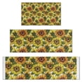 thumbnail image 1 of White Sunflower Pattern Kitchen Rugs Sets Of 3,Kitchen Runner Rugs Non Skid Washable,Decorative Kitchen Floor Mats for Kitchen,Sink,Laundry,17"x30"+ 17"x47" + 17"x59", 1 of 6