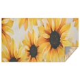 thumbnail image 1 of White Sunflower Pattern Rectangle Tablecloth 60"x102",Waterproof Polyester Rectangle Table Cloth, Wipeable Spillproof Polyester Tablecloth for Dining, Camping, Indoor and Outdoor, 1 of 6