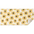 thumbnail image 1 of White Yellow Sunflower Pattern Rectangle Tablecloth 60"x120",Waterproof Polyester Rectangle Table Cloth, Wipeable Spillproof Polyester Tablecloth for Dining, Camping, Indoor and Outdoor, 1 of 6