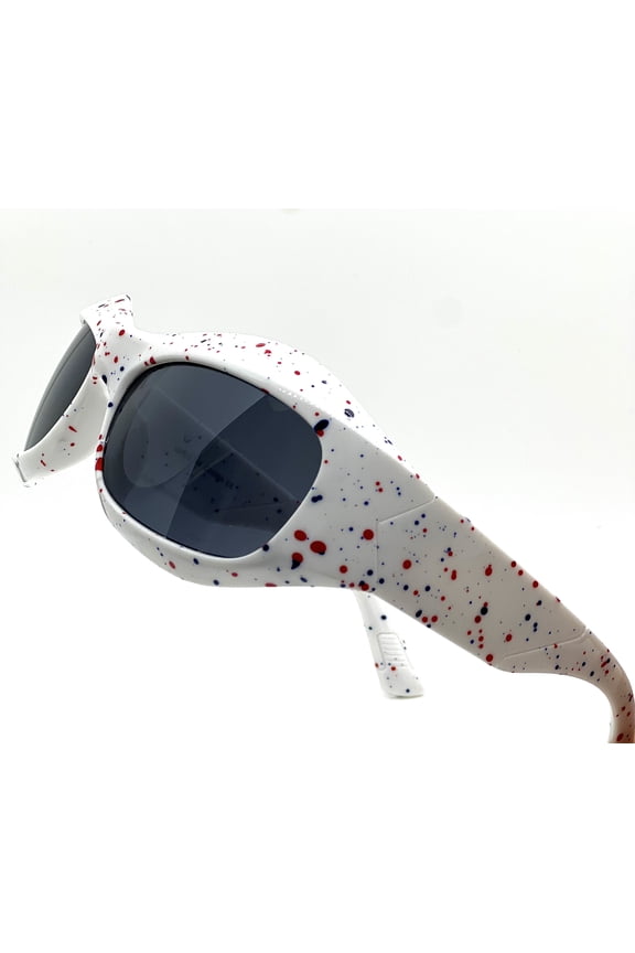 White Sunglasses Retro UV Protection Men Women Gafas Lentes