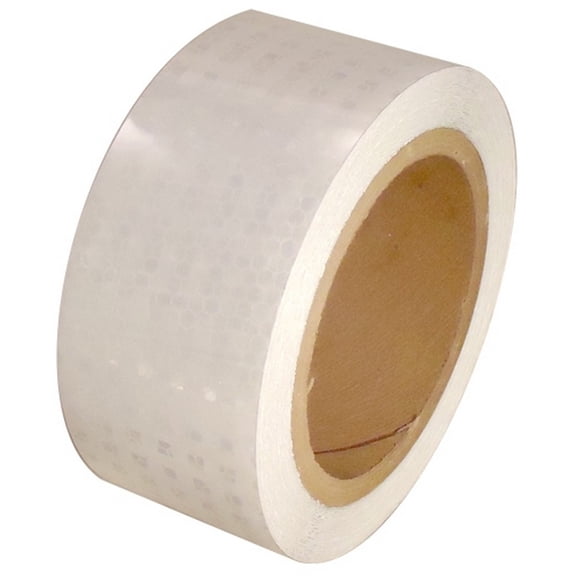 White Super Bright High Intensity Reflective Tape 2" X 30 Ft Roll
