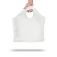 thumbnail image 1 of White Super Wave Top Carry Out Bags, Polyethylene Die Cut Handle, 250 Count, 24 x 20 x 11 in, 1 of 6