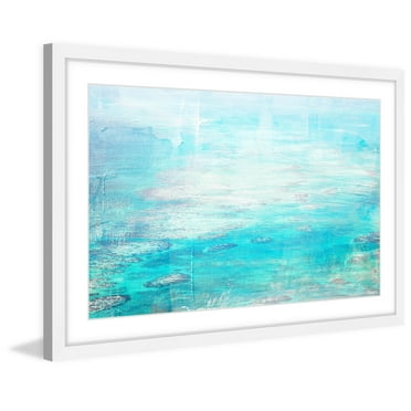 "White Surf" Framed Painting Print