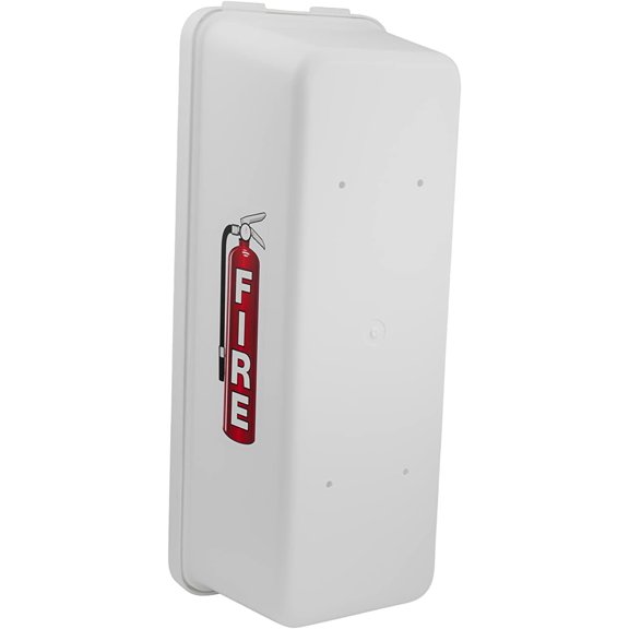 White Surface-Mounted Fire Extinguisher Cabinet for 10 lb. Fire Extinguishers Lock Box Fire Box Outdoor Wall Mounted Cabinet$$Tools & Hardware Other