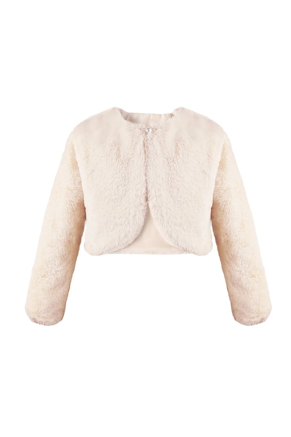 White Sweater Cardigan Maxi Girls Kids Bolero Cardigan Sweater Long Sleeve Button Knit Shrug Cropped Cover Up Top Cardigan Shrug