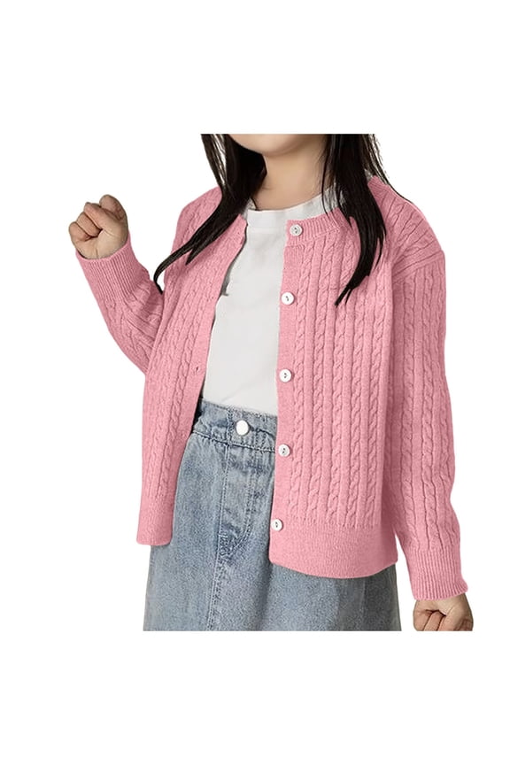 White Sweater Cardigan Toddler Girls Mixed Checkered Cardigan Sweater Kids Vintage Chunky Sweater Cardigan Casual Open Front Plaid Outerwear