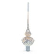 thumbnail image 1 of White Swirls on Champagne Glass Tree Topper, 1 of 4