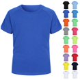 thumbnail image 1 of White T Shirts For Kids Youth Performance Short Sleeve Shirt, Upf 50 Quick-Dry Athletic T Shirt For Boys & Girls, 1 of 4
