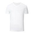 thumbnail image 1 of White T Shirts for Men Men Waterproof And Antifouling Short Sleeves, Breathable And Quick-drying Untuckit Shirts,White,S, 1 of 8