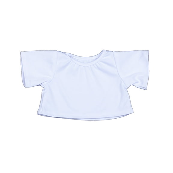 White TShirt Fits Most 8"-10" Stuffed Animals